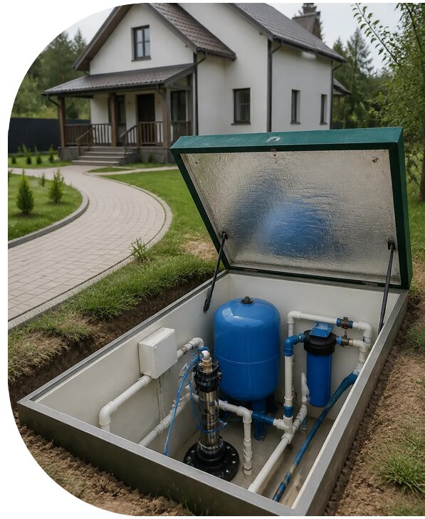 Автономное водоснабжение дома в Хабаровске от 154320 р. | АПаруса-Хбр