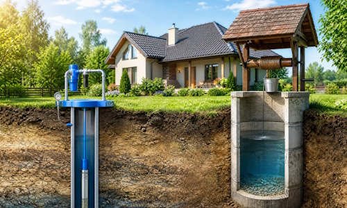 Автономное водоснабжение загородного дома Хабаровск: скважина или колодец 